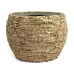 Abby Plant Pot - Straw Grass