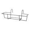Amy Artstone Balcony Planter Holder - Black 1 Amy Artstone Balcony Planter Holder - Black -Hortology Plants Shop Amy Artstone Balcony Planter Holder Black 55x26x20cm