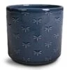 Arley Plant Pot - Blue Dragonfly 2 Arley Plant Pot - Blue Dragonfly -Hortology Plants Shop Arley Plant Pot Blue Dragonfly 14.5x15.5cm