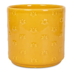 Arley Plant Pot - Yellow Bee -Hortology Plants Shop Arley Plant Pot Yellow Bee 17x17.5cm