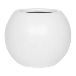 Beth Essentials Ball Plant Pot - Matt White -Hortology Plants Shop Beth Ball Plant Pot Matt White Medium