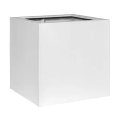 Block Essentials Planter - Matt White 20 Block Essentials Planter - Matt White -Hortology Plants Shop Block Essentials Planter Matt White 30x30x30cm