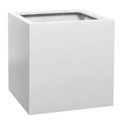 Block Essentials Planter - Matt White 14 Block Essentials Planter - Matt White -Hortology Plants Shop Block Essentials Planter Matt White 50x50x50cm