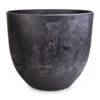 Bola Artstone Plant Pot - Black -Hortology Plants Shop Bola Artstone Plant Pot Black 28x24cm 7