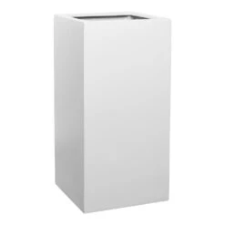 Bouvy Essentials Planter - Matt White -Hortology Plants Shop Bouvy Essentials Planter Matt White 40x40x80cm