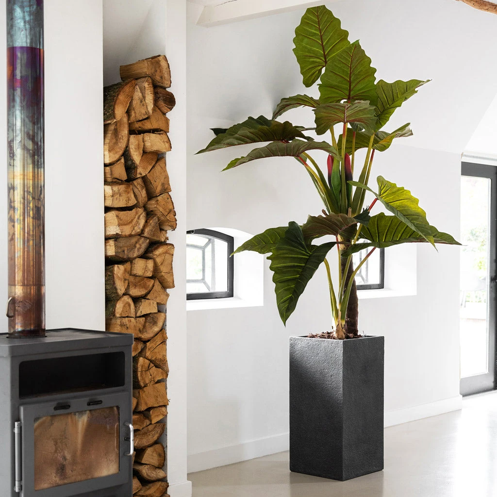 Bouvy Granite Planter - Midnight Black 4 Bouvy Granite Planter - Midnight Black - Image 2