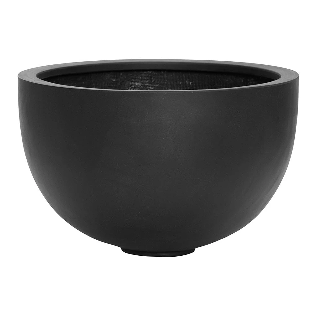 Bowl Natural Planter - Black 5 Bowl Natural Planter - Black - Image 3