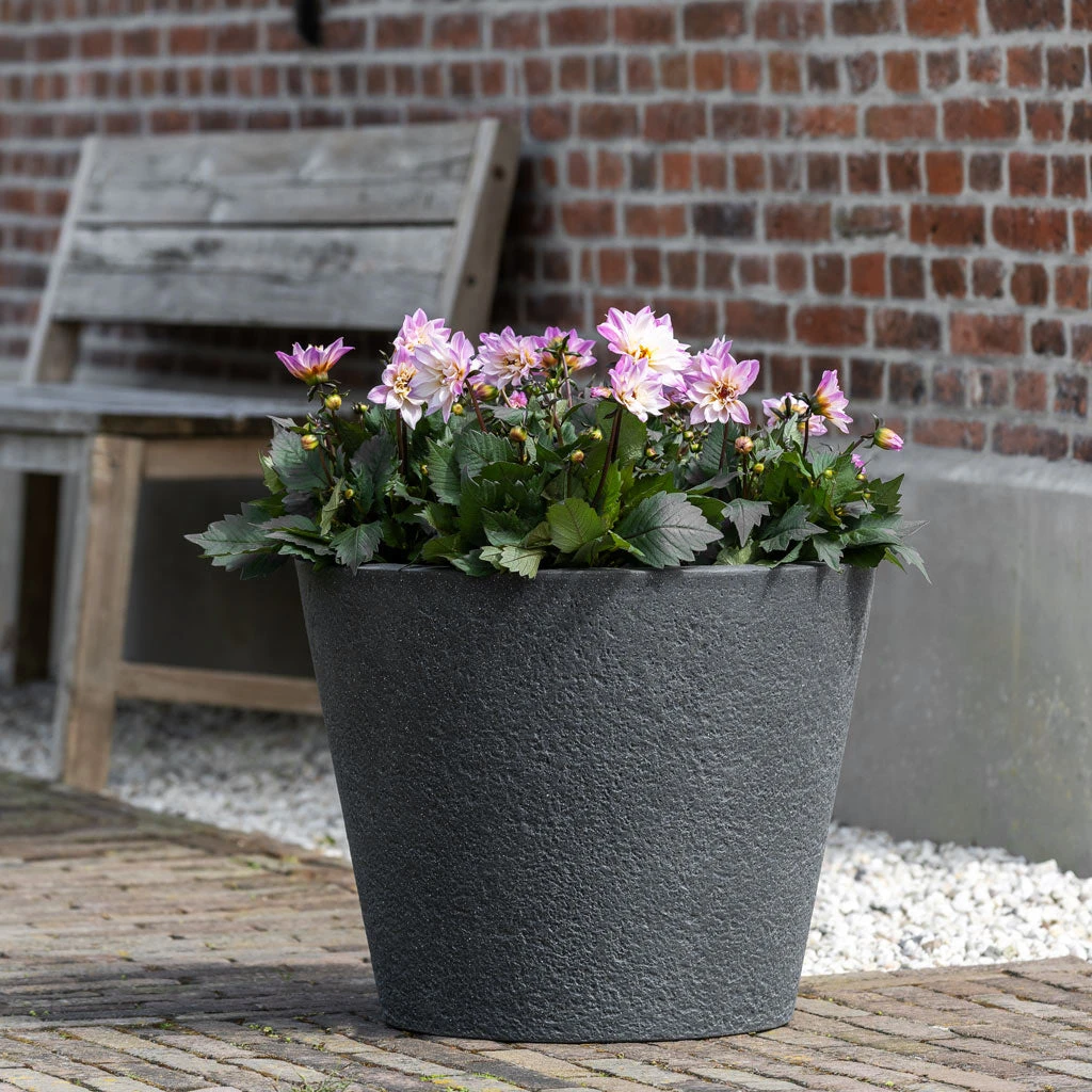 Bucket Granite Planter - Midnight Black 4 Bucket Granite Planter - Midnight Black - Image 2