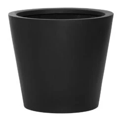 Bucket Natural Planter - Black -Hortology Plants Shop Bucket Natural Planter Black 40x35cm