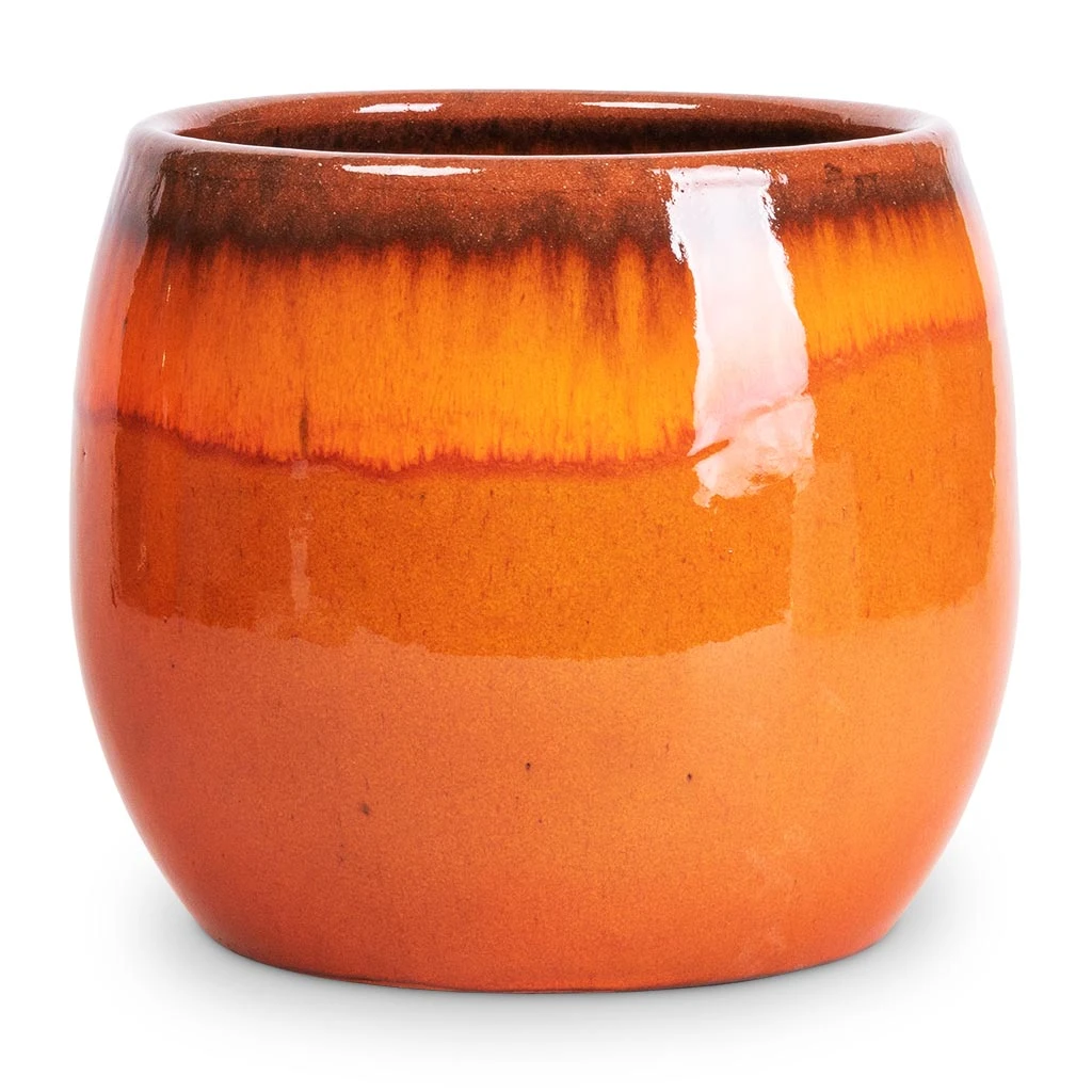 Charlotte Plant Pot - Orange 12 Charlotte Plant Pot - Orange - Image 10