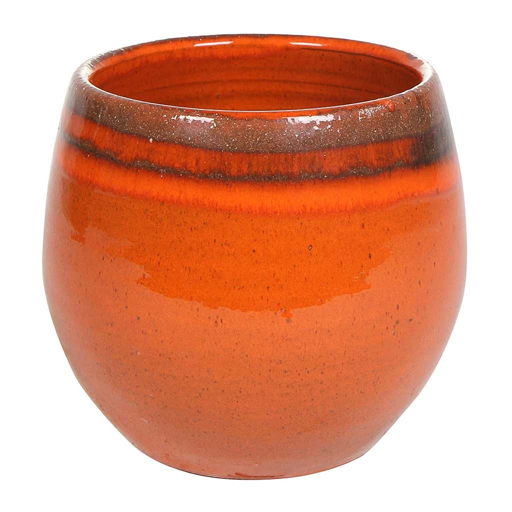 Charlotte Plant Pot - Orange 17 Charlotte Plant Pot - Orange - Image 15