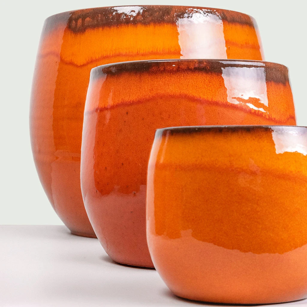 Charlotte Plant Pot - Orange 10 Charlotte Plant Pot - Orange - Image 8