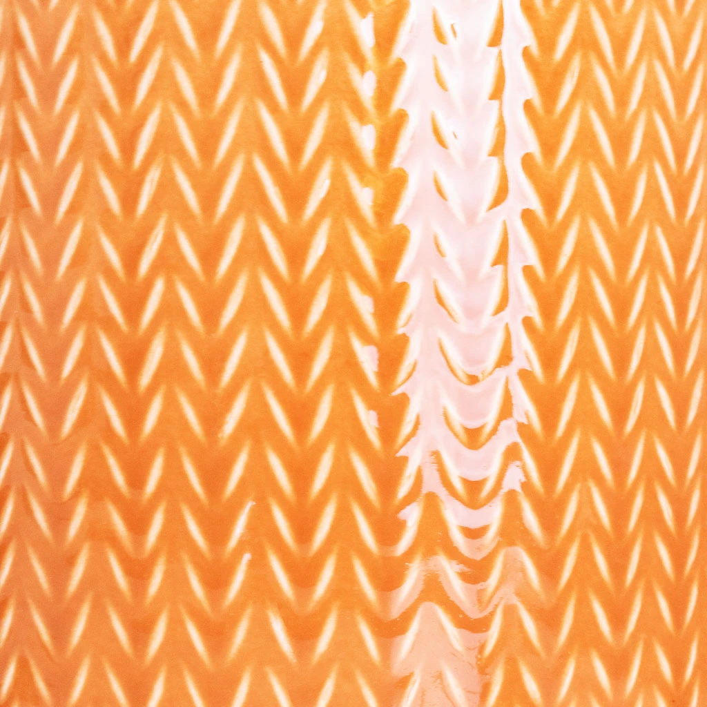 Chevron Plant Pot - Sienna 6 Chevron Plant Pot - Sienna - Image 4