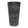Claire Artstone Tall Planter - Black -Hortology Plants Shop Claire Artstone Tall Planter Black 28x49cm