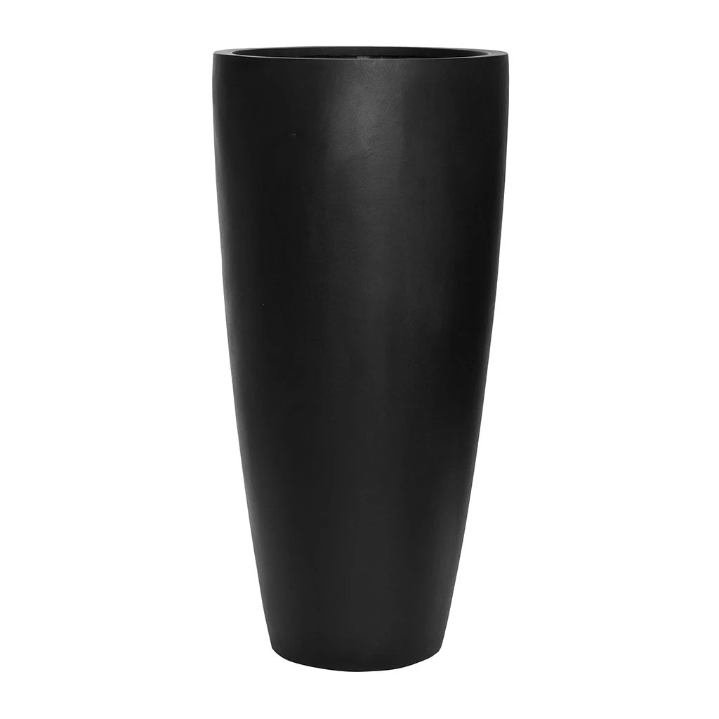 Dax Natural Tall Planter - Black 3 Dax Natural Tall Planter - Black