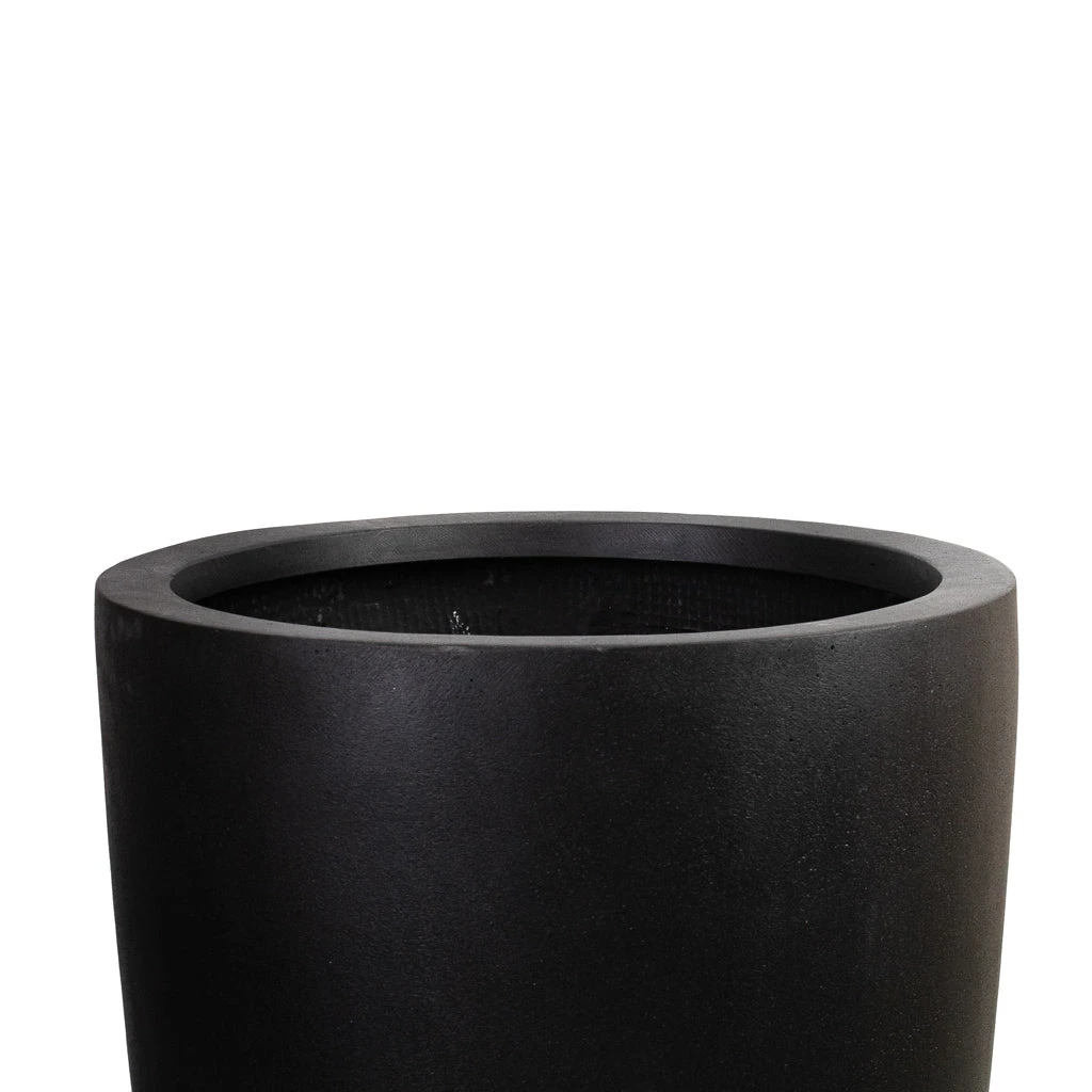 Dax Natural Tall Planter - Black 4 Dax Natural Tall Planter - Black - Image 2