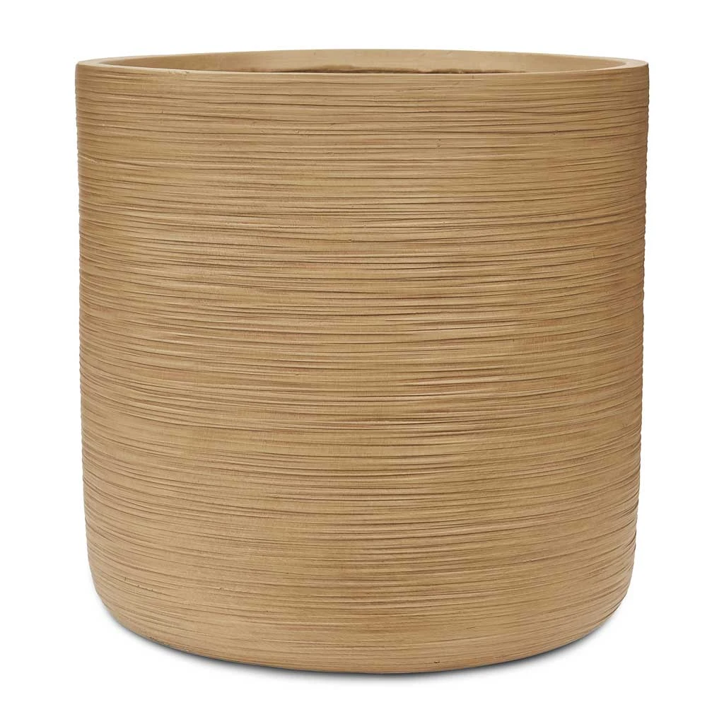 Dune Cylinder Planter - Almond 8 Dune Cylinder Planter - Almond - Image 6