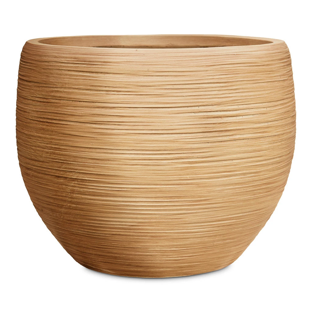 Dune Globe Planter - Almond 3 Dune Globe Planter - Almond