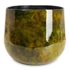 Emmie Metal Plant Pot - Mystic Yellow 17 Emmie Metal Plant Pot - Mystic Yellow -Hortology Plants Shop Emmie Metal Pot Mystic Yellow 31x25cm