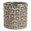 Fiene Plant Pot - Grey -Hortology Plants Shop Fiene Plant Pot Grey 14x14cm
