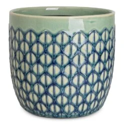 Geo Plant Pot - Jade Green 14 Geo Plant Pot - Jade Green -Hortology Plants Shop Geo Pot Jade Green 18x16cm