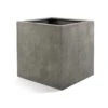 Grigio Cube Planter - Natural Concrete -Hortology Plants Shop Grigio Cube Planter Natural Concrete