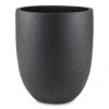 Grigio Tall Egg Pot Planter - Anthracite Concrete -Hortology Plants Shop Grigio Tall Egg Pot Planter Anthracite Concrete 30x35cm