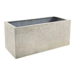 Grigio Trough Planter - Antique White Concrete 10 Grigio Trough Planter - Antique White Concrete -Hortology Plants Shop Grigio Trough Planter Antique White Concrete Medium