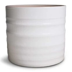 Hadleigh Plant Pot - White 15 Hadleigh Plant Pot - White -Hortology Plants Shop Hadleigh Plant Pot White 14x13cm