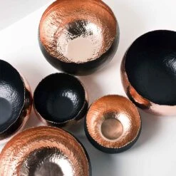 Hammered Bowl - Copper With Black -Hortology Plants Shop Hammered Bowls Copper Black LS1 6f959f31 e15a 40d9 96e1 fec1c350cd7e