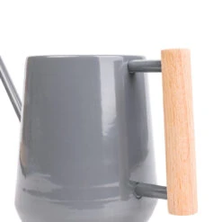 Indoor Watering Can 0.7L - Charcoal With Beech Handle -Hortology Plants Shop Indoor Watering Can 0.7L Charcoal with Beech Handle 2