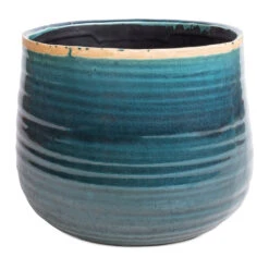 Iris Plant Pot - Turquoise 29 Iris Plant Pot - Turquoise -Hortology Plants Shop Iris Plant Pot Turquoise 21x17cm