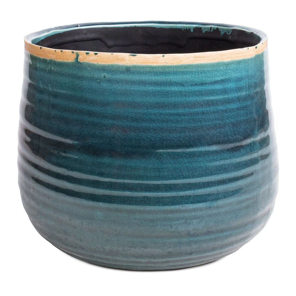 Iris Plant Pot - Turquoise 11 Iris Plant Pot - Turquoise - Image 9