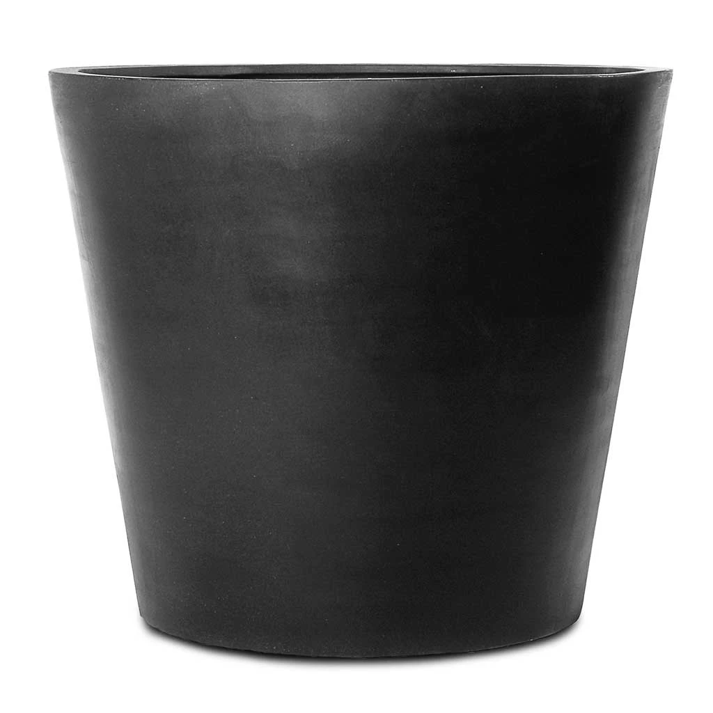 Jumbo Bucket Natural Planter - Black 3 Jumbo Bucket Natural Planter - Black