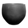 Jumbo Orb Natural Planter - Black -Hortology Plants Shop Jumbo Orb Natural Orb Planter Black 87x73cm
