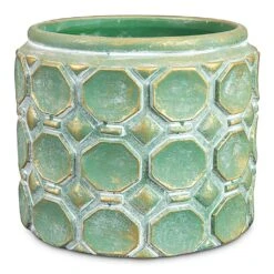 Jurre Plant Pot - Soft Jade -Hortology Plants Shop Jurre Pot Soft Jade 16x13cm