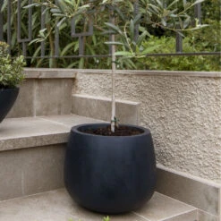Kevan Natural Planter - Black -Hortology Plants Shop KevanNaturalPlanter Black 1
