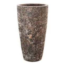 Hortology Plants Shop -Hortology Plants Shop Lava Partner Straight Relic Planter Rust 35x65cm