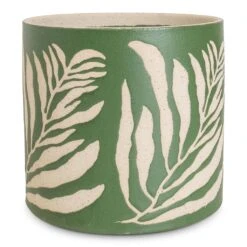 Leaf Plant Pot - Green 19 Leaf Plant Pot - Green -Hortology Plants Shop Leaf Pot Green 15x13cm