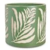 Leaf Plant Pot - Green -Hortology Plants Shop Leaf Pot Green 18x16cm
