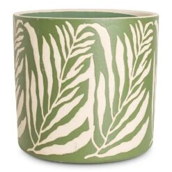 Leaf Plant Pot - Green 17 Leaf Plant Pot - Green -Hortology Plants Shop Leaf Pot Green 20x18cm