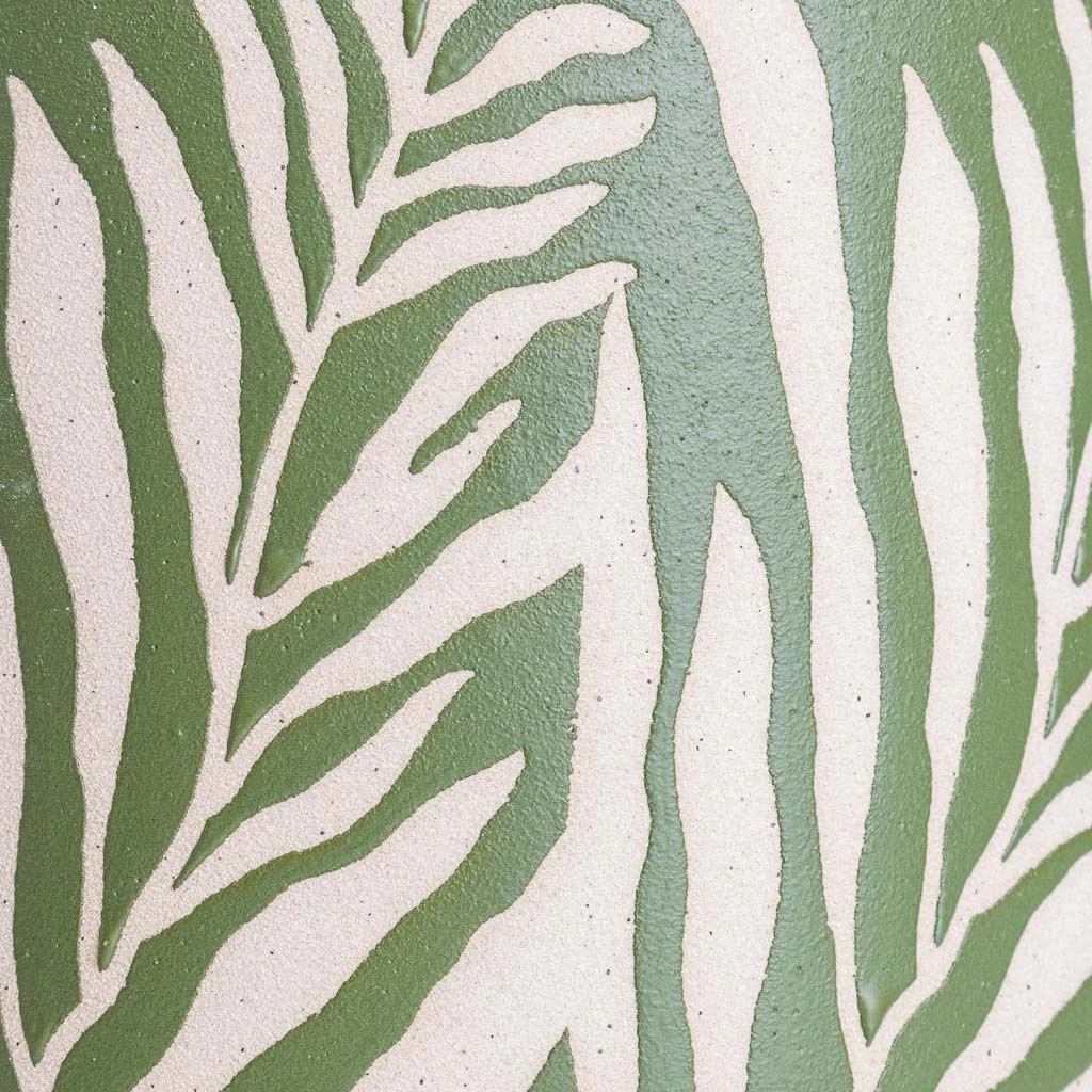 Leaf Plant Pot - Green 8 Leaf Plant Pot - Green - Image 6