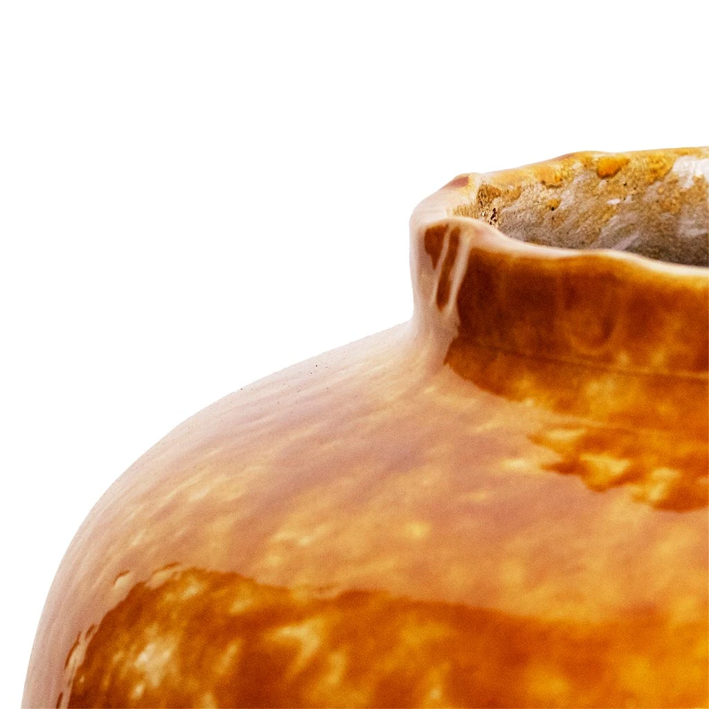 Lindy Jar Plant Pot - Ochre 4 Lindy Jar Plant Pot - Ochre - Image 2