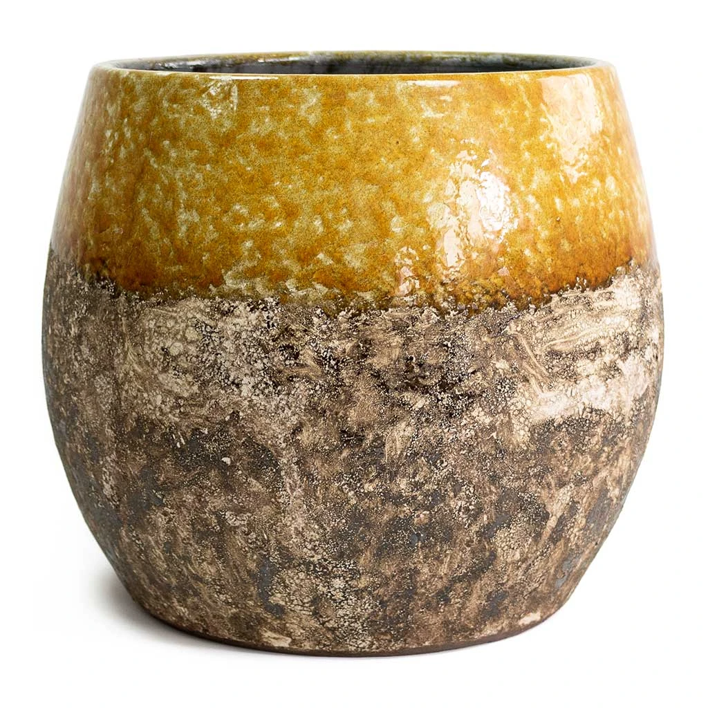 Lindy Plant Pot - Ochre 19 Lindy Plant Pot - Ochre - Image 17