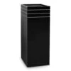 Line-Up Tall Square Planter - Matt Black 2 Line-Up Tall Square Planter - Matt Black -Hortology Plants Shop Line Up Tall Square Planter Matt Black 30x30x75cm