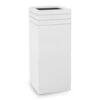 Line-Up Tall Square Planter - Matt White 2 Line-Up Tall Square Planter - Matt White -Hortology Plants Shop Line Up Tall Square Planter Matt White 30x30x75cm