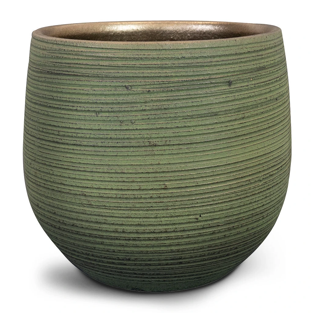 Lydia Plant Pot - Shiny Green 13 Lydia Plant Pot - Shiny Green - Image 11