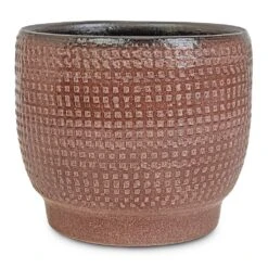 Lykke Plant Pot - Chestnut Blush 16 Lykke Plant Pot - Chestnut Blush -Hortology Plants Shop Lykke Plant Pot Chestnut 15x13cm
