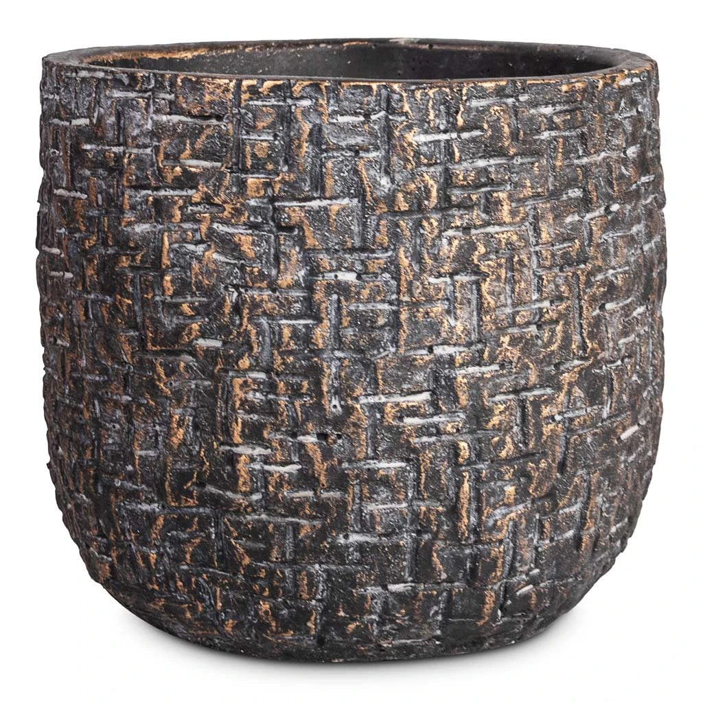 Maxim Plant Pot - Shiny Earth 3 Maxim Plant Pot - Shiny Earth
