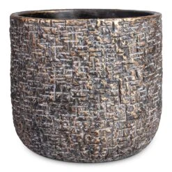 Maxim Plant Pot - Shiny Earth 23 Maxim Plant Pot - Shiny Earth -Hortology Plants Shop Maxim Plant Pot Shiny Earth 20x17cm